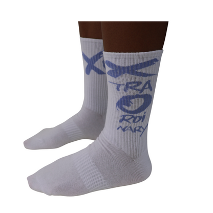 Socks Light blue xo print